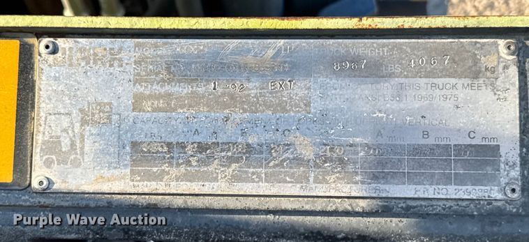 image for item EU6033 Clark GCX25 forklift