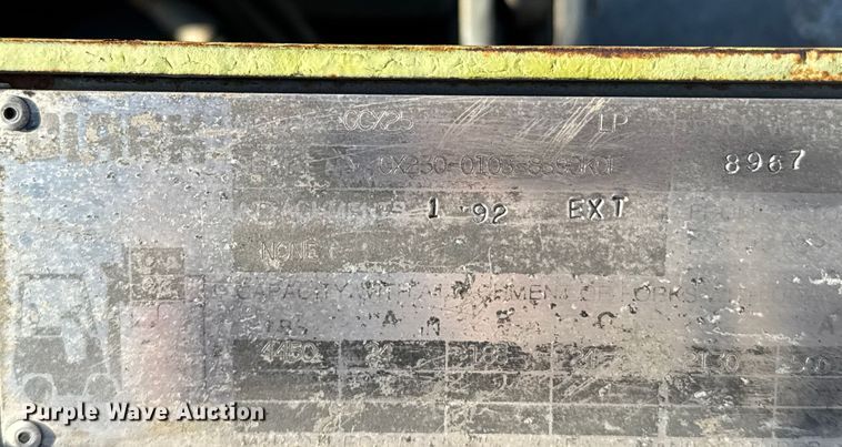 image for item EU6033 Clark GCX25 forklift