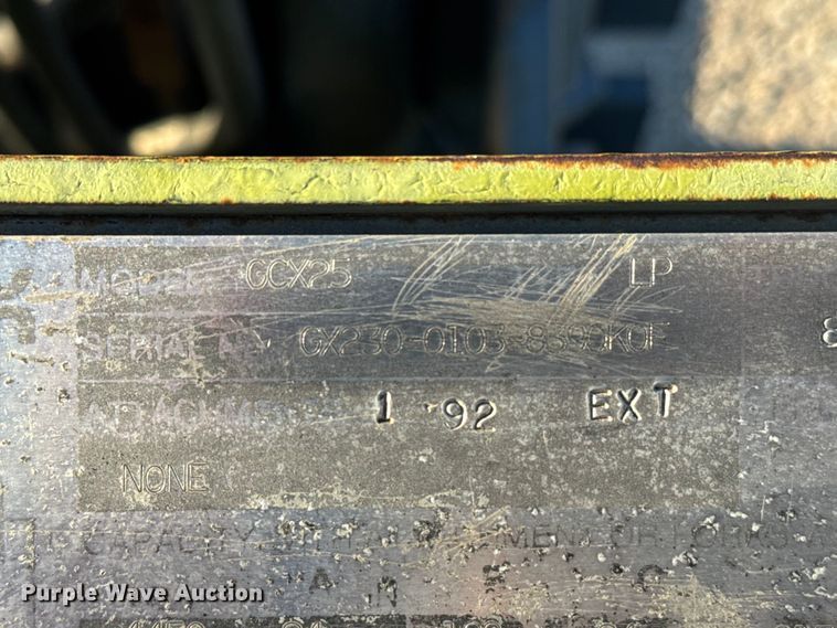 image for item EU6033 Clark GCX25 forklift