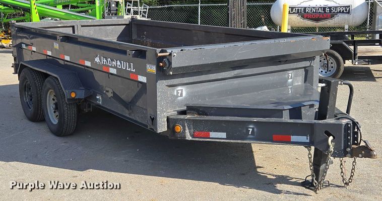 image for item EV1607 2022 Norstar Ironbull dump trailer