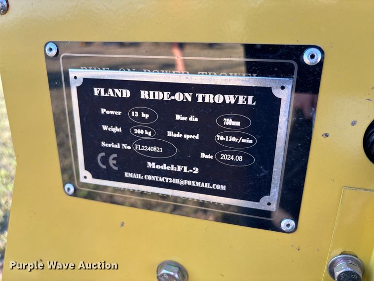 image for item EV3117 2024 Fland FL-2 power trowel 