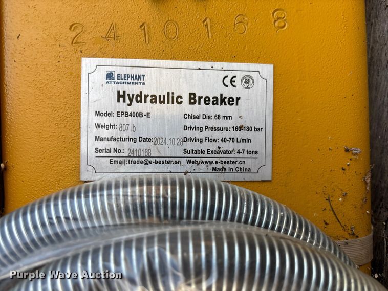 image for item EV3121 2024 Elephant EPB400B-E breaker