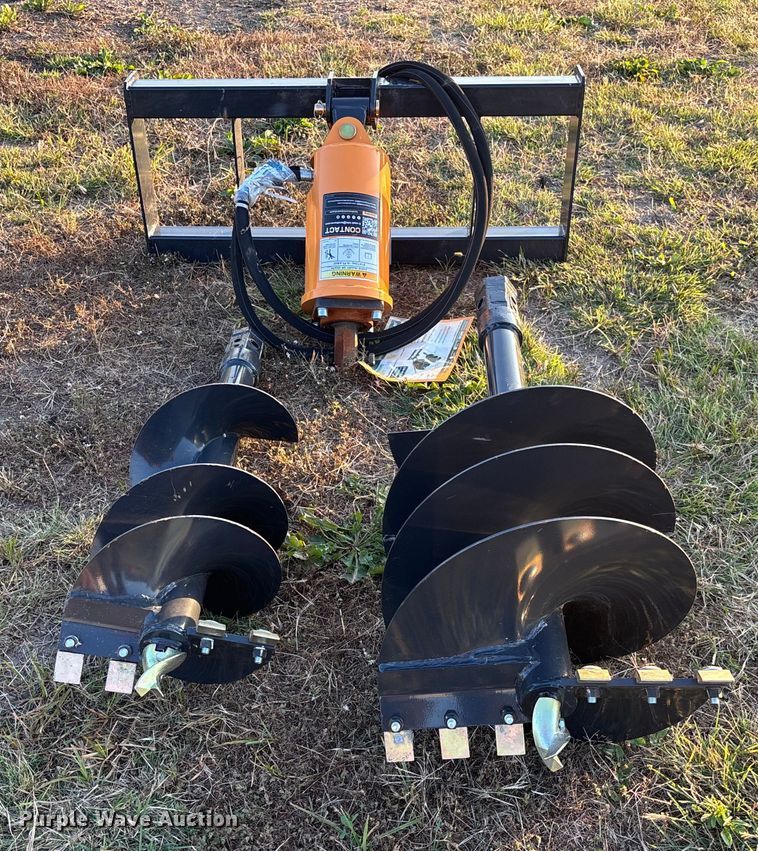 image for item EV3126 2025 Wolverine ADB-13-1218R skid steer auger bucket