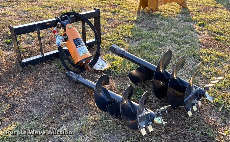 image for item EV3126 2025 Wolverine ADB-13-1218R skid steer auger bucket