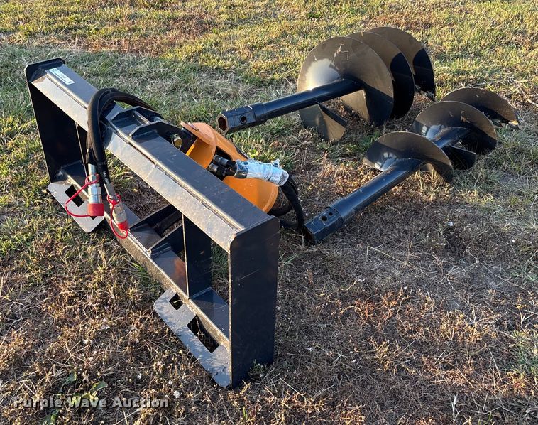 image for item EV3126 2025 Wolverine ADB-13-1218R skid steer auger bucket