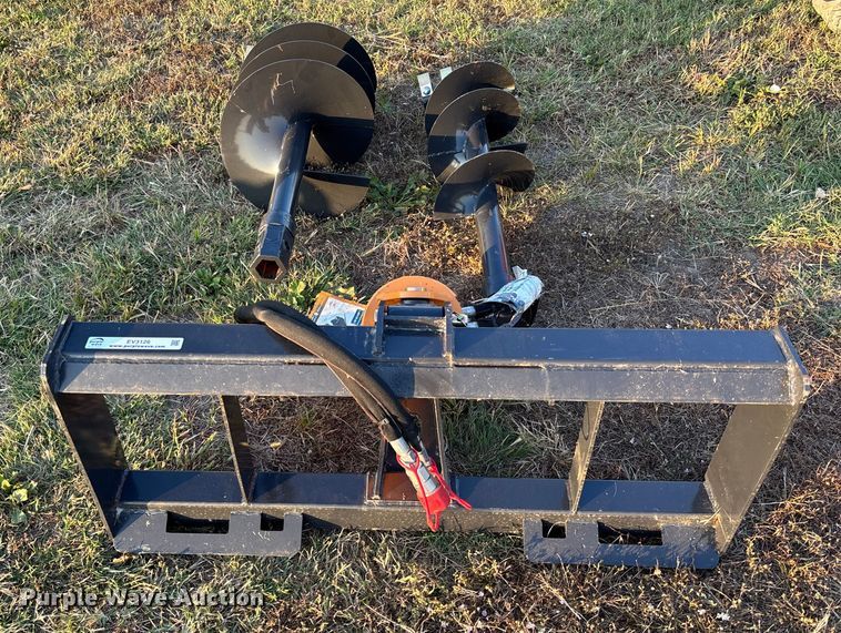 image for item EV3126 2025 Wolverine ADB-13-1218R skid steer auger bucket