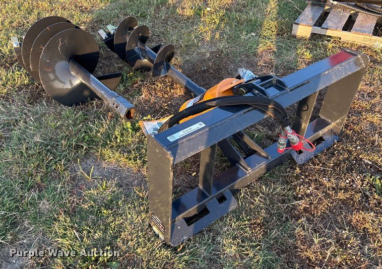 image for item EV3126 2025 Wolverine ADB-13-1218R skid steer auger bucket