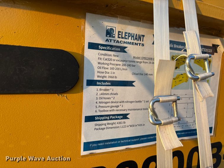 image for item EV3131 2024 Elephant EPB2200B-E breaker