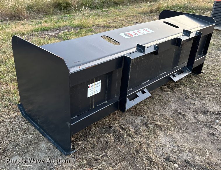 image for item EV3138 JCT skid steer snow pusher