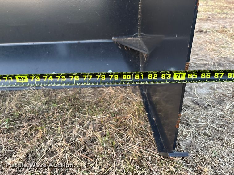 image for item EV3138 JCT skid steer snow pusher