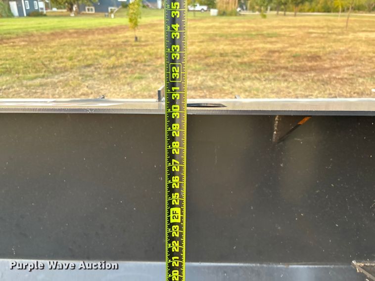 image for item EV3138 JCT skid steer snow pusher