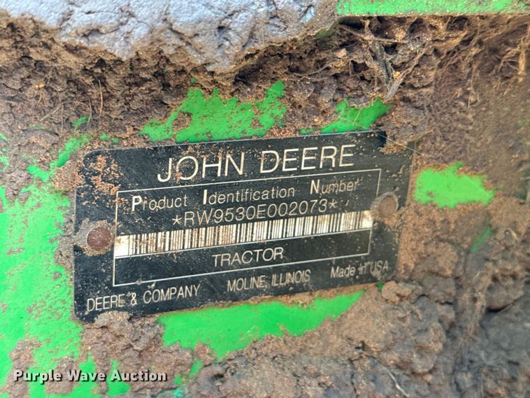 image for item GH9372 2008 John Deere 9530 Scraper Special 4WD tractor