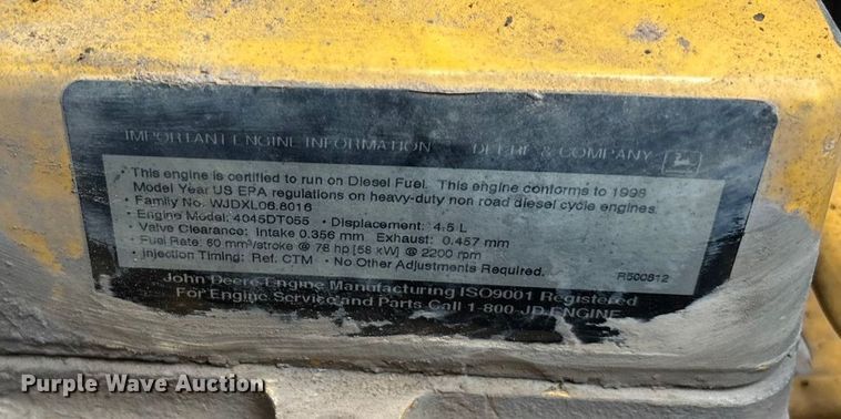 image for item IE9237 1998 John Deere 310E backhoe