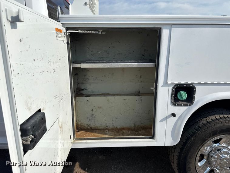 image for item NU9654 2022 Dodge Ram  3500HD Crew Cab utility bed pickup truck