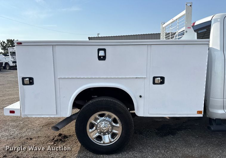 image for item NU9654 2022 Dodge Ram  3500HD Crew Cab utility bed pickup truck