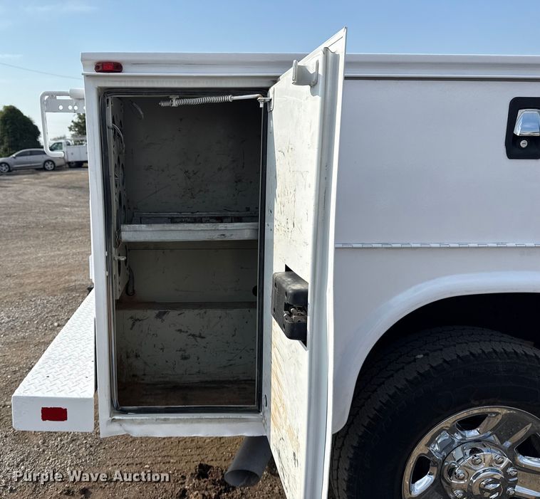 image for item NU9654 2022 Dodge Ram  3500HD Crew Cab utility bed pickup truck