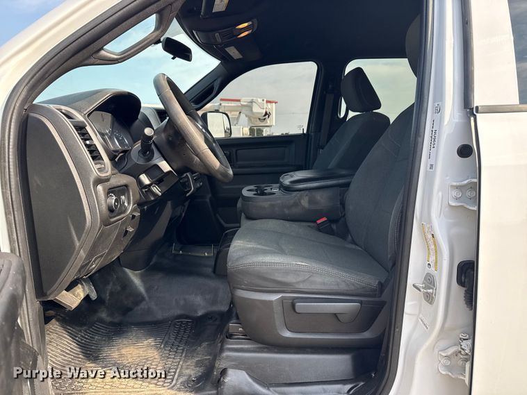 image for item NU9654 2022 Dodge Ram  3500HD Crew Cab utility bed pickup truck