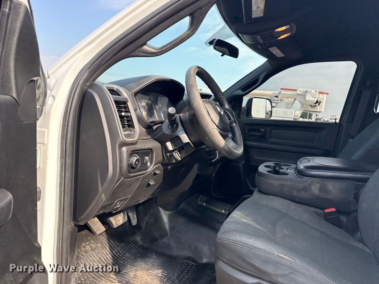 image for item NU9654 2022 Dodge Ram  3500HD Crew Cab utility bed pickup truck