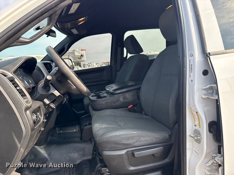 image for item NU9654 2022 Dodge Ram  3500HD Crew Cab utility bed pickup truck