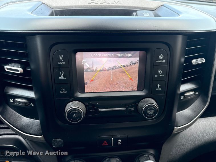 image for item NU9654 2022 Dodge Ram  3500HD Crew Cab utility bed pickup truck