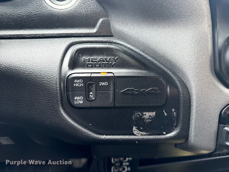 image for item NU9654 2022 Dodge Ram  3500HD Crew Cab utility bed pickup truck