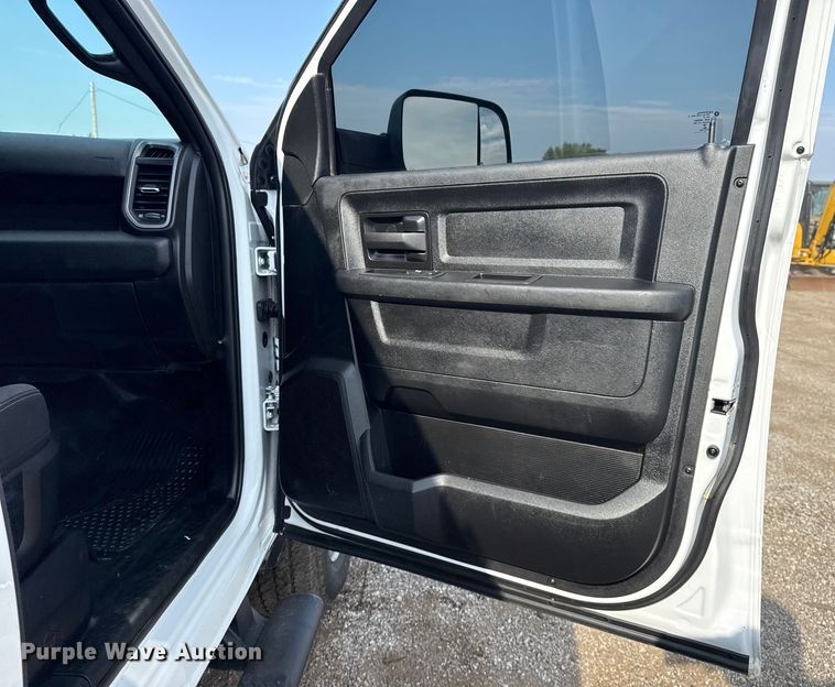 image for item NU9654 2022 Dodge Ram  3500HD Crew Cab utility bed pickup truck