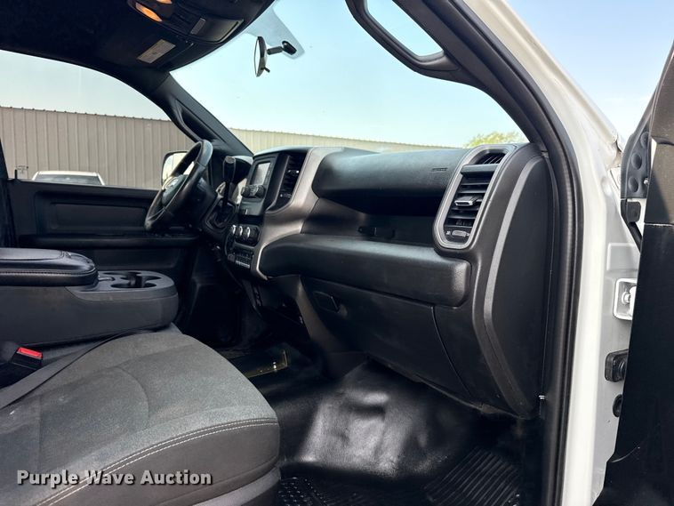 image for item NU9654 2022 Dodge Ram  3500HD Crew Cab utility bed pickup truck