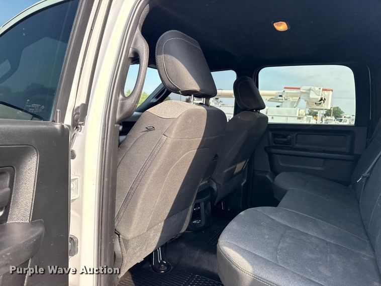 image for item NU9654 2022 Dodge Ram  3500HD Crew Cab utility bed pickup truck