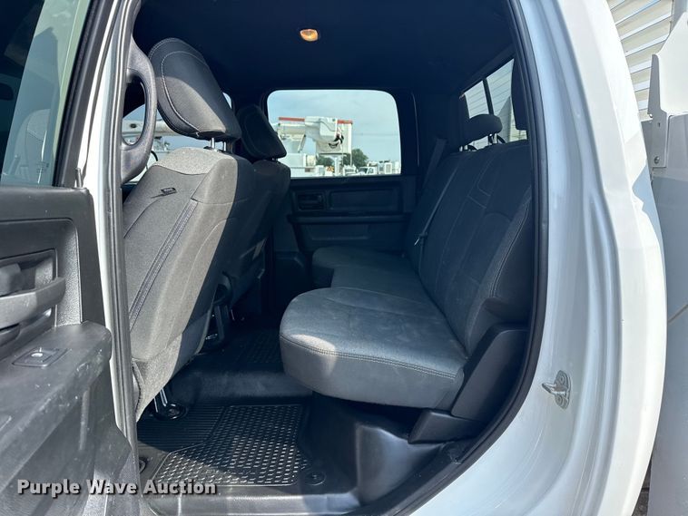 image for item NU9654 2022 Dodge Ram  3500HD Crew Cab utility bed pickup truck