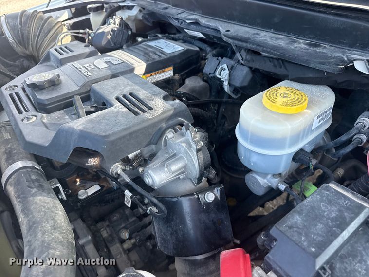 image for item NU9654 2022 Dodge Ram  3500HD Crew Cab utility bed pickup truck