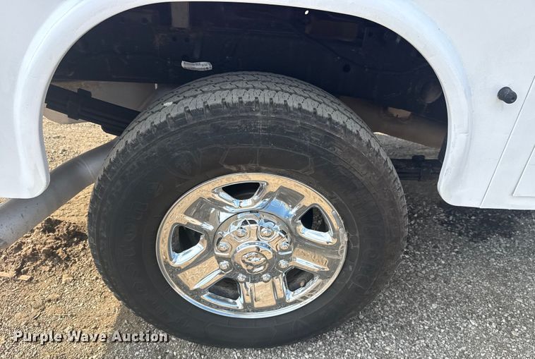 image for item NU9654 2022 Dodge Ram  3500HD Crew Cab utility bed pickup truck