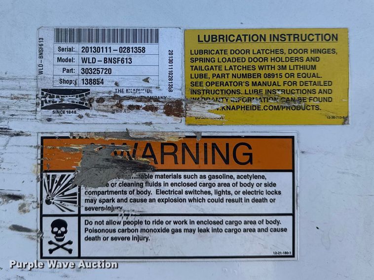 image for item NU9685 2013 Freightliner 108SD Crew Cab crane truck