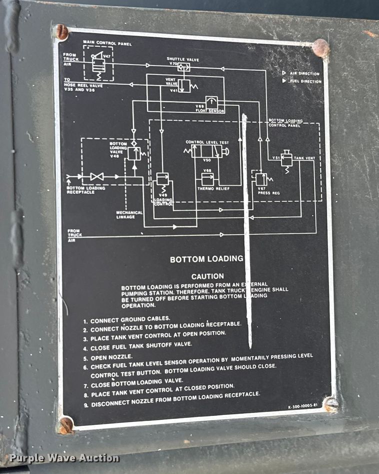 image for item NU9693 1982 Mack DM492S fuel truck