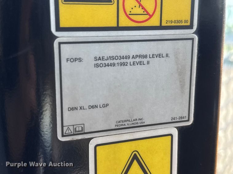 image for item NU9706 2009 Caterpillar D6N XL dozer