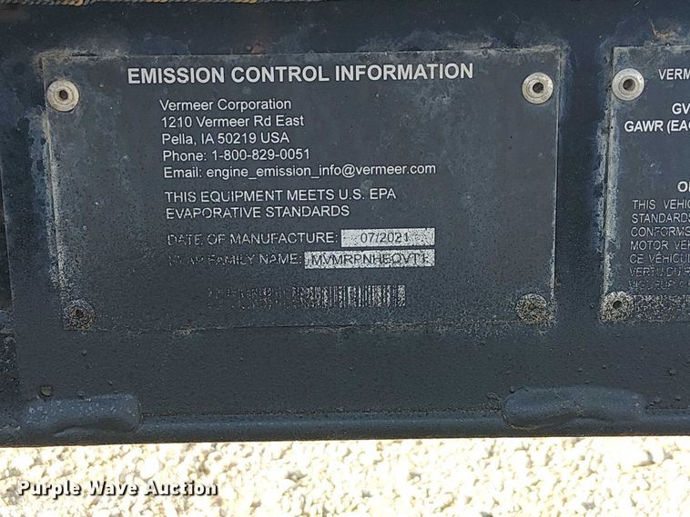 image for item NU9710 2021 Vermeer CVSGT  vacuum excavator