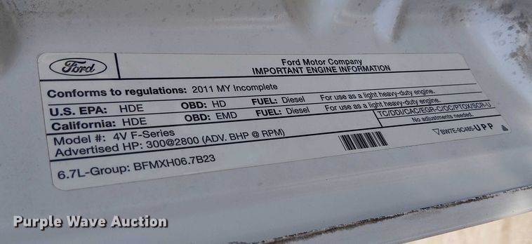 image for item NU9718 2011 Ford F550 Super Duty bucket truck