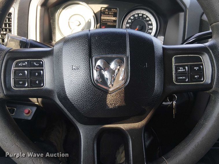 image for item NU9726 2013 RAM 5500 Crew Cab flatbed truck