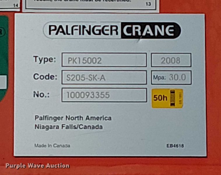 image for item NU9727 2009 International 7500 Crew Cab crane truck