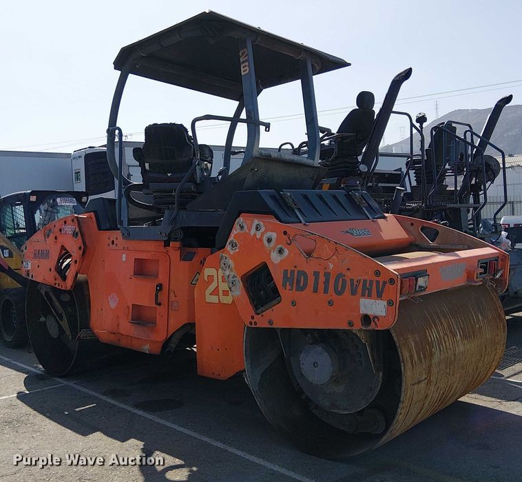 image for item YA0982 2009 Hamm HD110 double drum vibratory roller