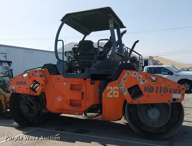 image for item YA0982 2009 Hamm HD110 double drum vibratory roller