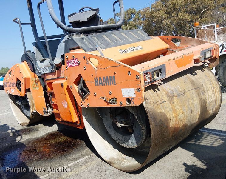 image for item YA0982 2009 Hamm HD110 double drum vibratory roller