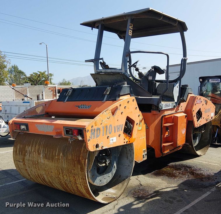 image for item YA0982 2009 Hamm HD110 double drum vibratory roller