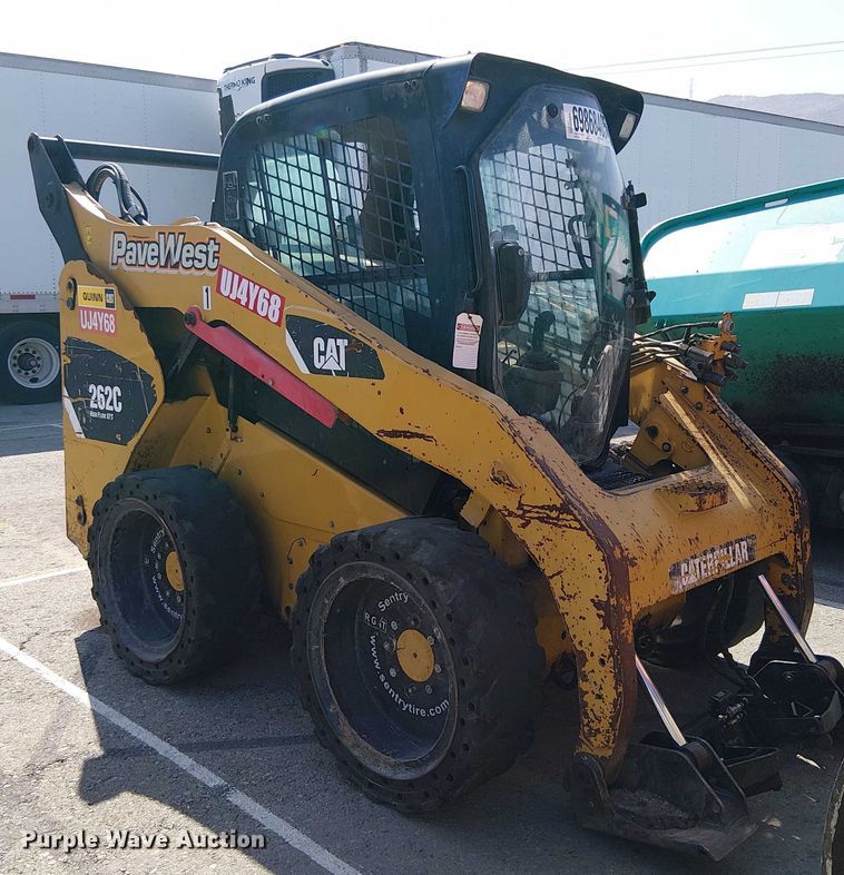 MINI CARGADOR SOBRE RUEDAS 2012 CATERPILLAR 262C