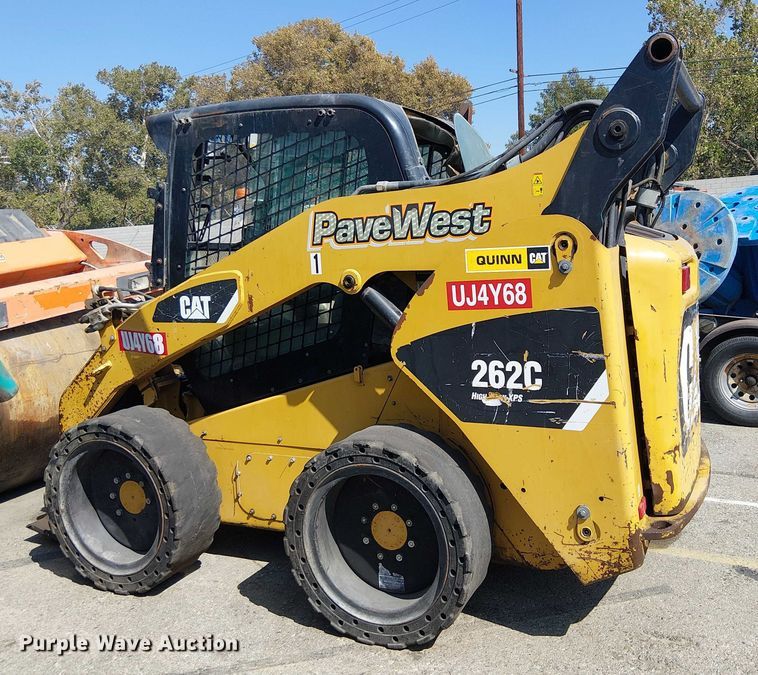 image for item YA0983 2012 Caterpillar 262C skid steer loader