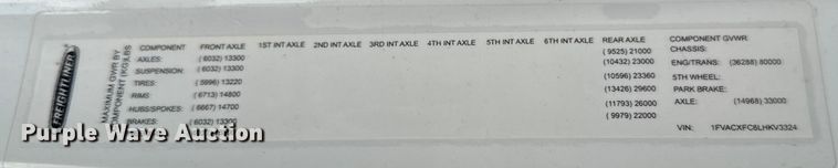 image for item YA1022 2020 Freightliner Business Class M2 forestry bucket truck