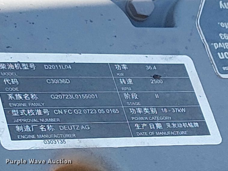 image for item YA1135 2011 JLG 600AJ boom lift