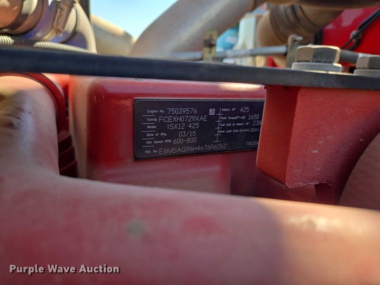 image for item YA1158 2016 Peterbilt 367 drilling rig truck