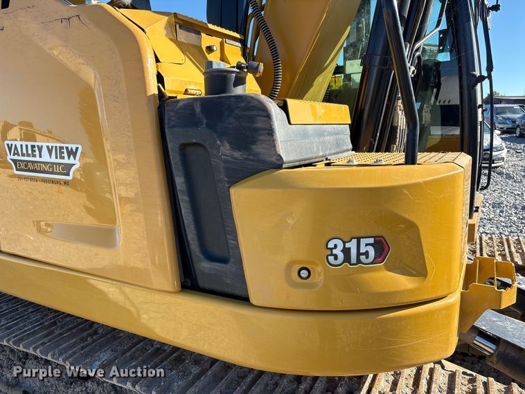 image for item YA1240 2022 Caterpillar 315 excavator