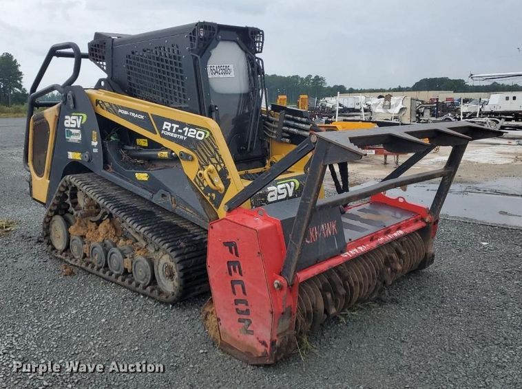image for item YA1254 2019 ASV RT-120 forestry tracked skid steer loader