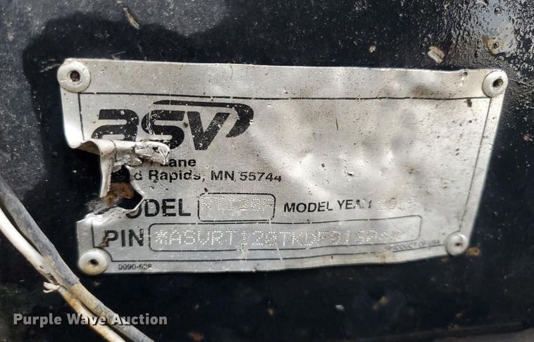 image for item YA1254 2019 ASV RT-120 forestry tracked skid steer loader